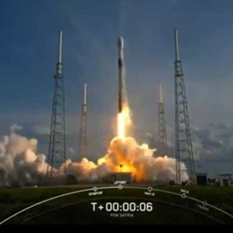 Satelit Satria-1, proyek ambisius Republik Indonesia untuk meningkatkan konektivitas internet di pelosok negeri, sukses diluncurkan dari landasan peluncuran (launchpad) Cape Canaveral Space Force Station, Florida, Amerika Serikat.