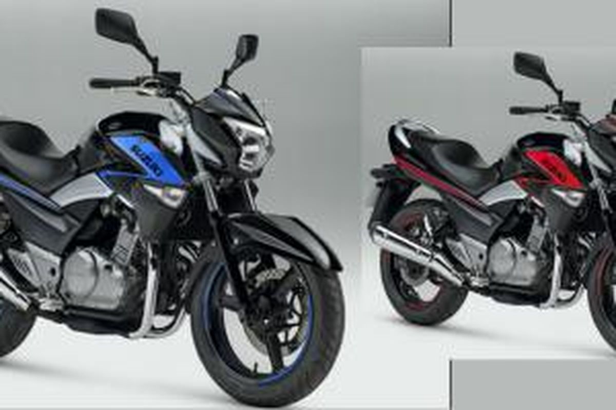 Suzuki Inazuma edisi spesial, hanya ditambah stiker dan stripping pelek.