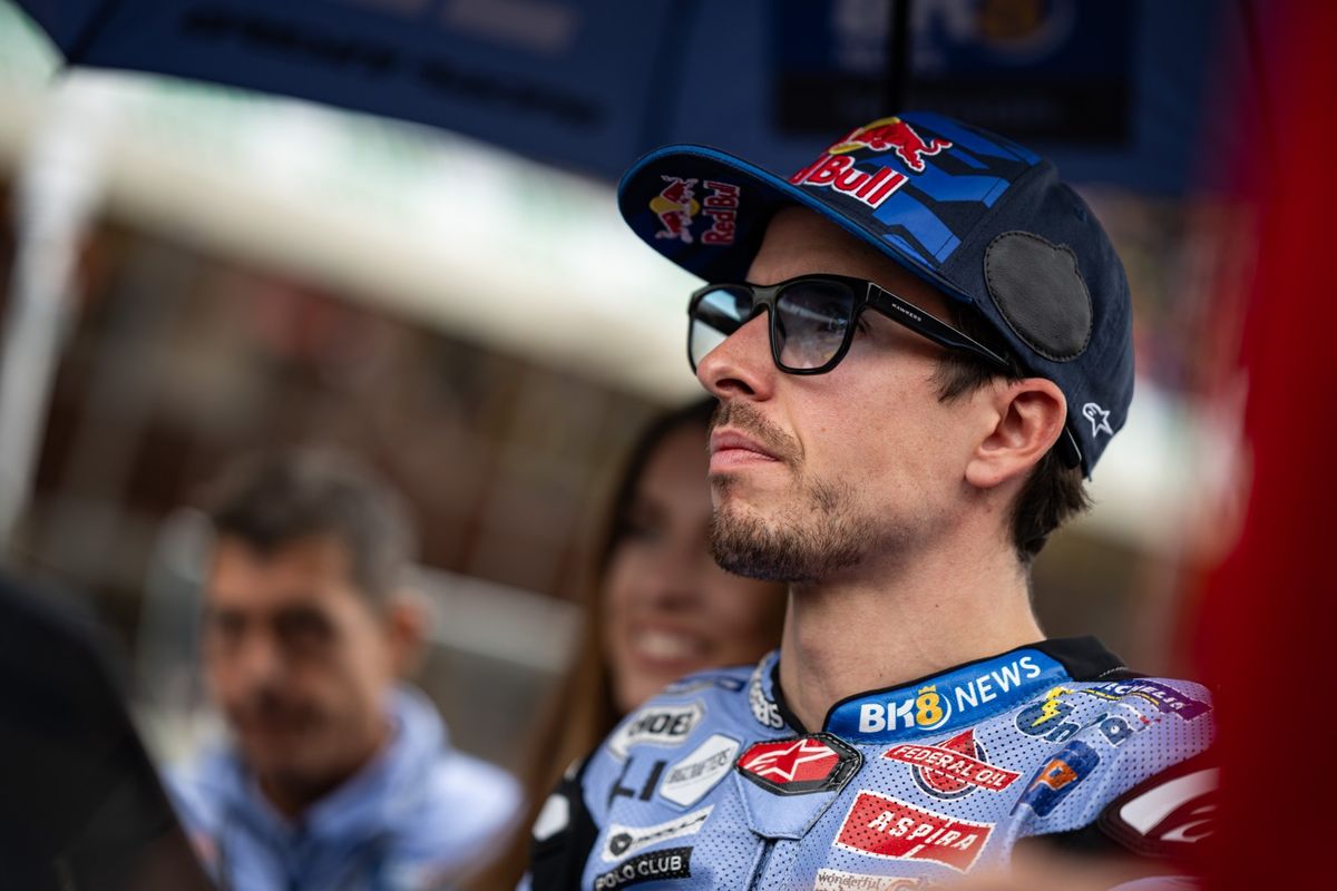 Alex Marquez saat berlaga pada MotoGP Perancis 2025