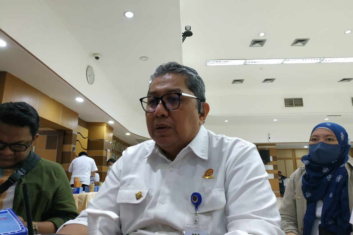 Direktur Jenderal Perkeretaapian Risal Wasal saat ditemui di Kantor Kemenhub, Jakarta, Kamis (2/3/2023).