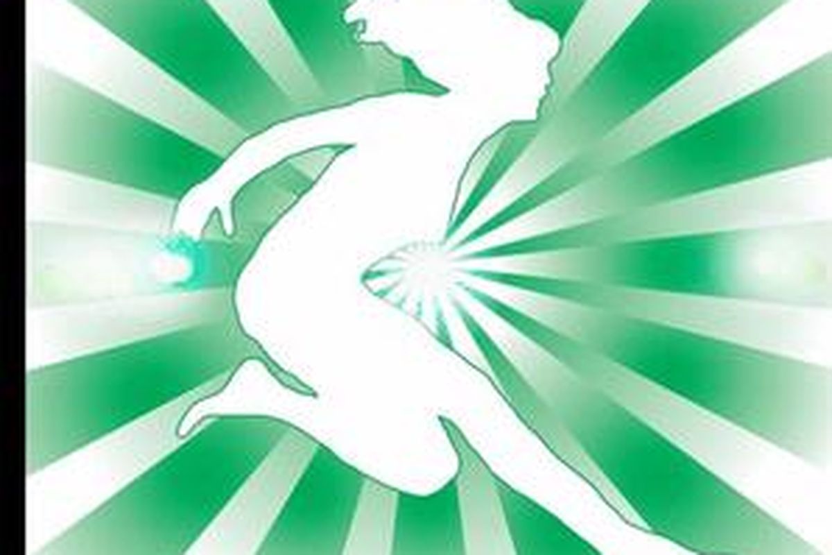 Ilustrasi terjun bebas