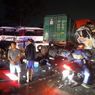 Tabrakan Maut Bus Vs 2 Truk di Pati, 6 Orang Tewas