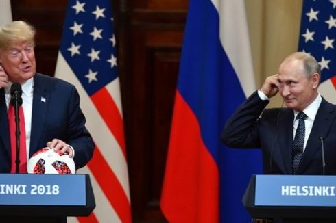 Dikritik, Trump Ralat Pernyataannya Saat Konferensi Pers Bersama Putin