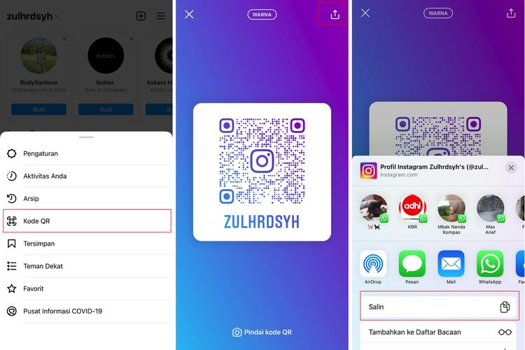 2 Cara Copy Link Akun Instagram Sendiri di iPhone untuk Dibagikan ke Teman