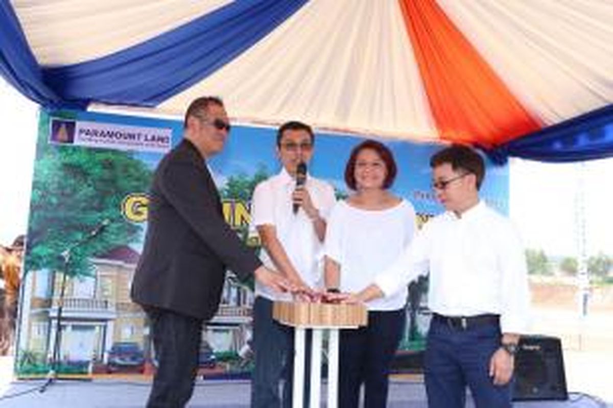 Paramount Land melakukan pemancangan pertama pembangunan Paramount Village dan kawasan komersial Paramount Square di Simongan, Semarang, Jawa Tengah, Kamis (16/9/2015).