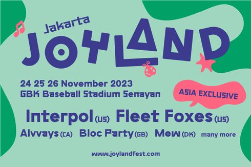 Daftar Musisi Internasional yang Tampil di Joyland Jakarta 2023