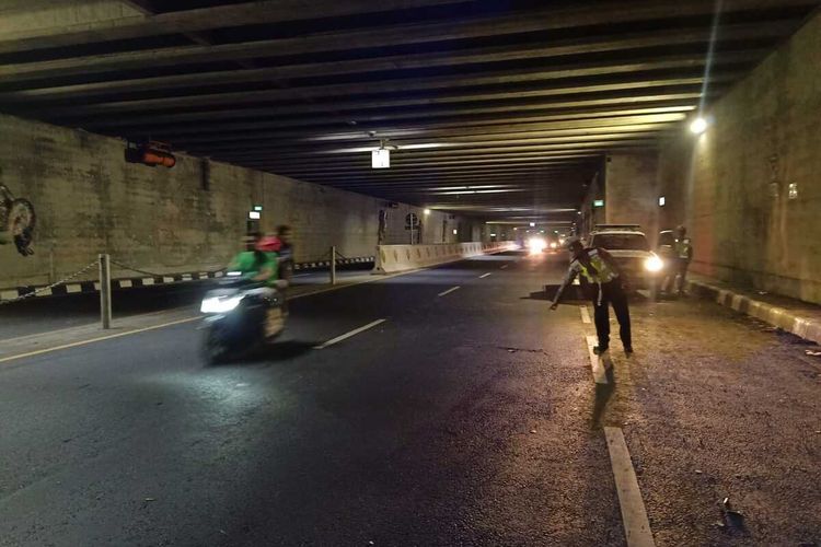 Lokasi kecelakaan di underass Bandar Udara Yogyakarta International Airport (YIA) di Kapanewon Temon, Kabupaten Kulon Progo, Daerah Istimewa Yogyakarta.