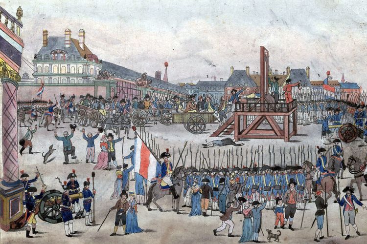 Peristiwa Revolusi Perancis (1789-1799).