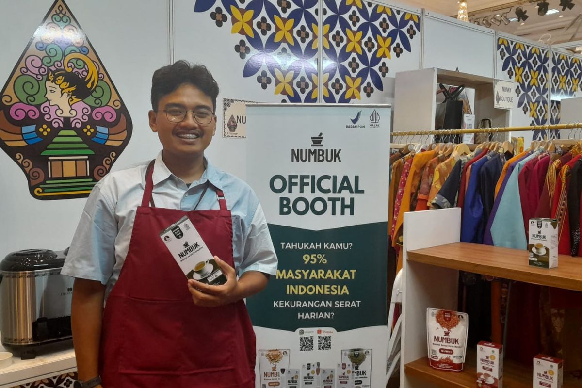 Abel Jatayu, Owner Numbuk, di Pameran Dhawafest 2024