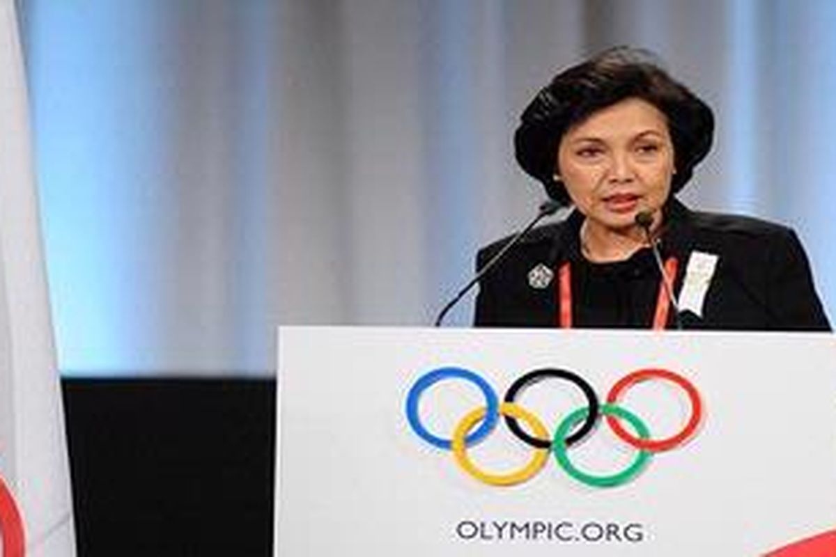 Ketua Umum KONI, Rita Subowo.