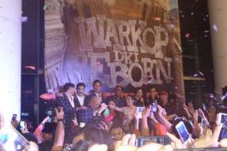 Gala premier Warkop DKI Reborn di CGV Blitz Grand Indonesia, Jakarta Pusat, Jumat (2/9/2016) malam.