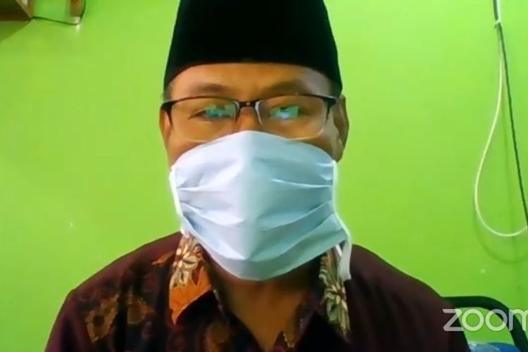 Kepala Dinas Pendidikan Kabupaten Nunukan Kalimantan Utara Junaidi dalam Bincang sore bersama awak media melalui telekonferensi Zoom, Kamis (13/8/2020)