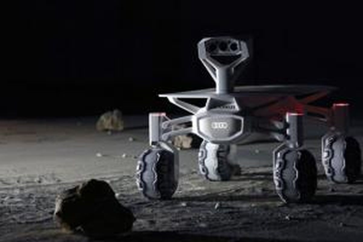 Lunar Quattro, kendaraan nir awak yang diciptakan Audi bersama ilmuwan Jerman.