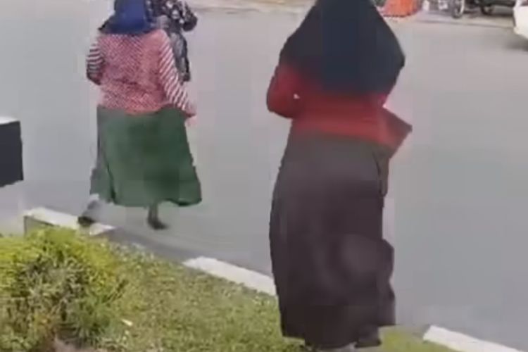 Potongan video 3 wanita di Binjai diduga melakukan penipuan menggunakan modus donasi ke Palestina