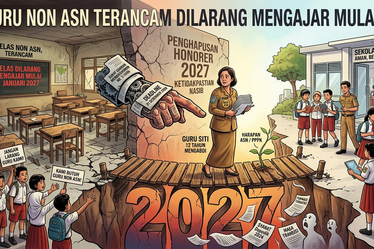 Tahun 2027, Nasib Guru Non-ASN di Ujung Tanduk?