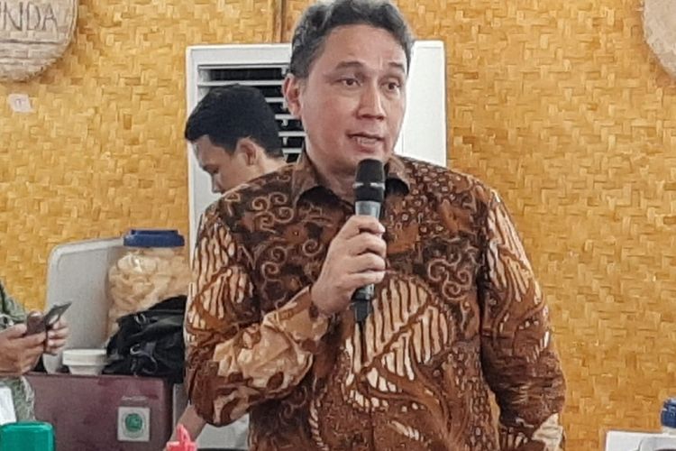Dirjen Kebudayaan Kemendikbud Hilmar Farid dalam pembukaan PKN di Kompleks Istora Gelora Bung Karno, Jakarta, Senin (7/10/2019).