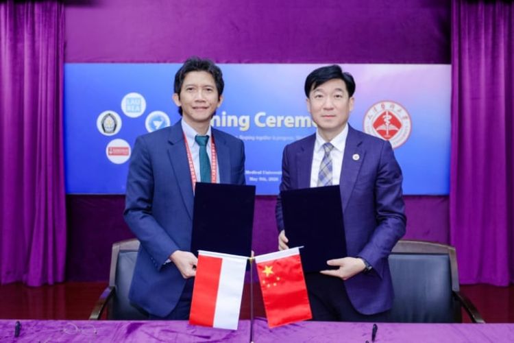 Kerja Sama FK Undip-Tianjin Medical University, Bahas Pendidikan Medis Berbasis AI