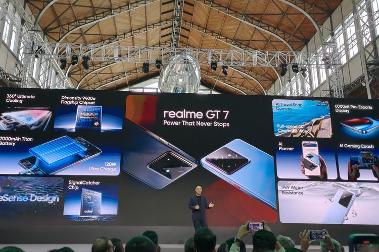 Spesifikasi dan fitur Realme GT 7