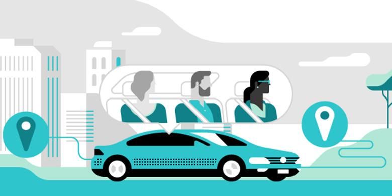 Ilustrasi UberPool