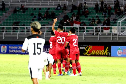 Timnas U20 Vs Timor Leste: Gol Rabbani Warnai Pesta Gol Timnas