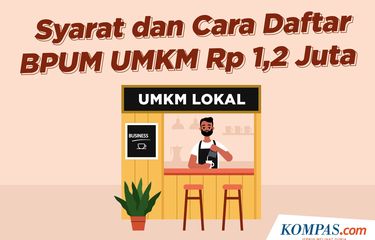 Syarat dan cara daftar BPUM UMKM Rp 1,2 juta.