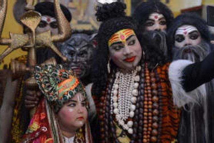 Perayaan Holi di India.