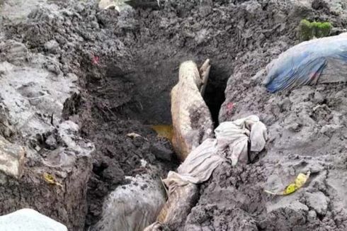 Geger, Warga di Sidoarjo Mendapati Makam Perempuan yang Baru Meninggal Terbongkar, Tali Pocong Hilang