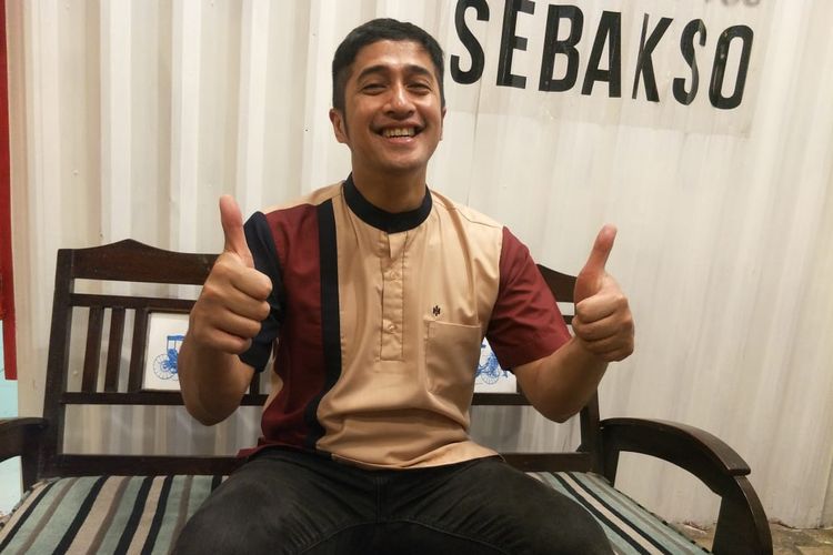 Irfan Hakim saat ditemui di kedai mi baksonya di kawasan Jatiwaringin, Jakarta Timur, Sabtu (8/6/2019).