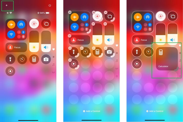 Ilustrasi cara mengubah Control Center iPhone di iOS 18.