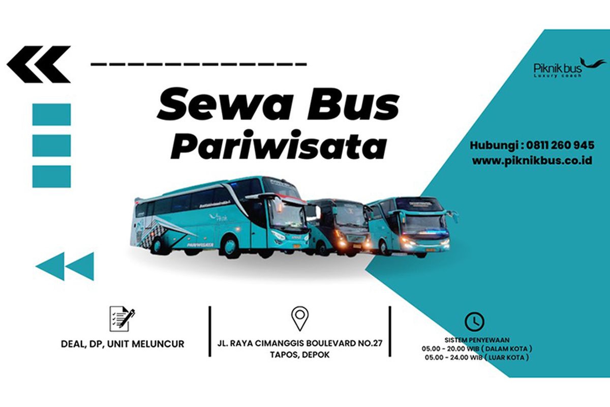 Jasa sewa bus pariwisata Piknik Bus.