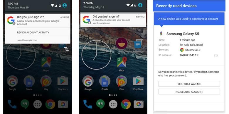 Cara Hilangkan Notifikasi Email Masuk Di HP Samsung Android Bakal Kirim Notifikasi Jika Ada "Log In" di Perangkat Baru