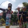 Jalur Pedestrian Panglima Sudirman Kota Batu Disulap Jadi Tempat Pameran Patung dari Sampah Plastik