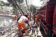 Bangunan Liar di Tepi Kali Kresek Dibongkar untuk Pembangunan Taman