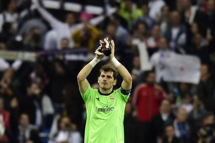 Kiper Real Madrid Iker Casillas.