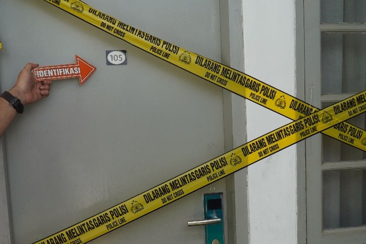 Lokasi ditemukannya diplomat Kemenlu meninggal dengan kepala di lakban di kamar indekosnya di kawasan Menteng, Jakarta Pusat, Selasa (8/7/2025) pagi.