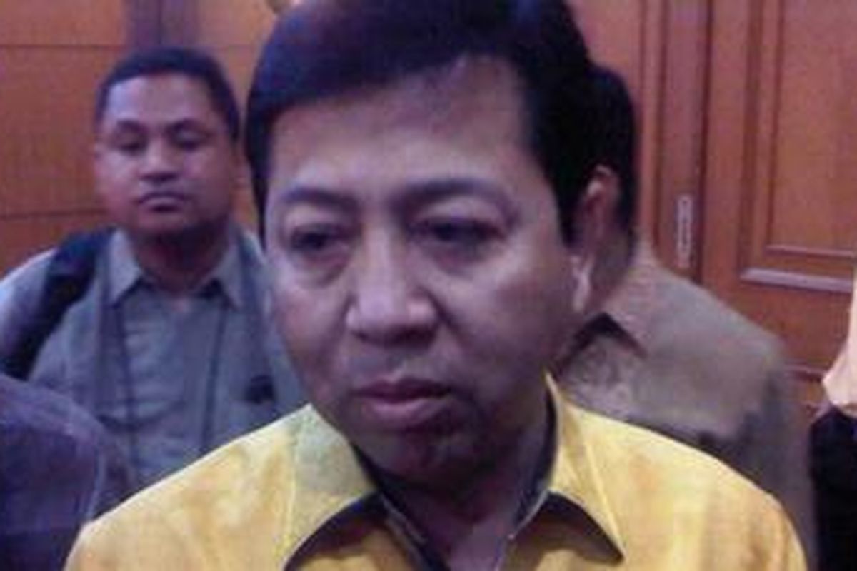 Ketua Fraksi Partai Golkar, Setya Novanto  