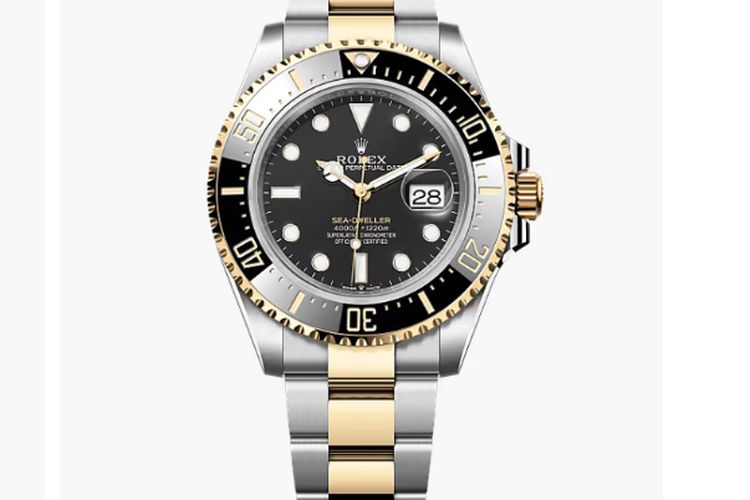 Rolex Deepsea Sea-Dweller Yellow Gold yang termasuk Rolex termahal tahun 2025.