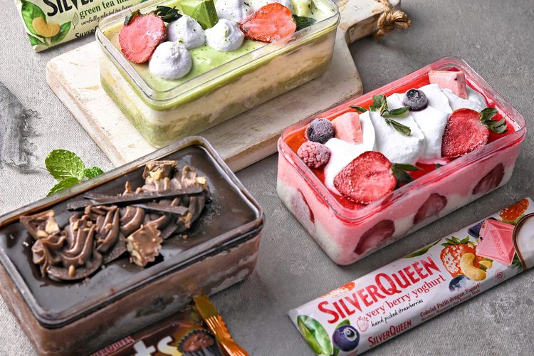 Hamper Lebaran dessert box ice cream cake dari Cold Stone Creamery. 