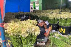 "Curhat" Pedagang Bunga Pasar Rawa Belong, Si Sedap Malam Tak Lagi Laris di Tahun Imlek Shio Ular Kayu