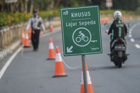 Pemprov DKI Evaluasi Pelebaran Jalur Sepeda Sudirman-Thamrin