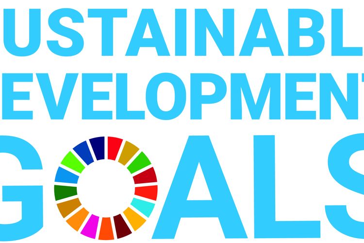Ilustrasi logo atau lambang Sustainable Development Goals (SDGs) alias Tujuan Pembangunan Berkelanjutan.