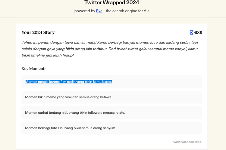 Ilustrasi cara cek Twitter Wrapped.