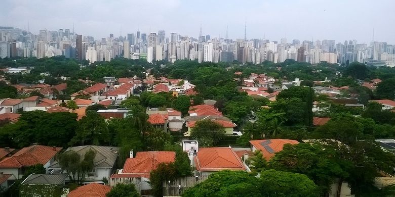Potret Kota Sau Paulo, Brasil