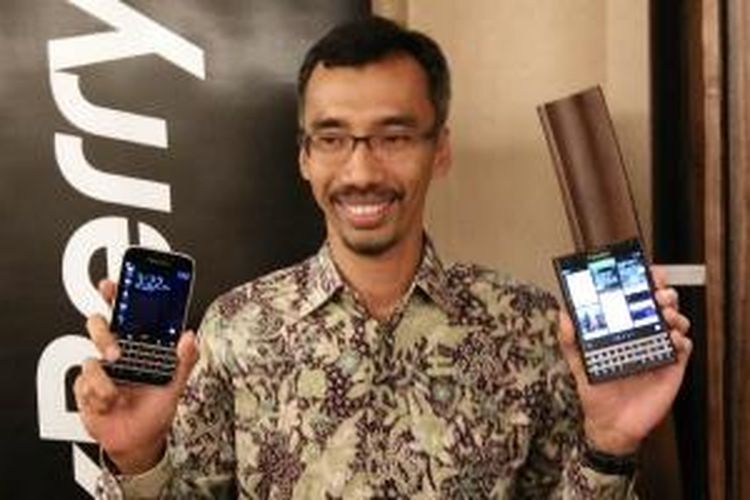Managing Director Blackberry Indonesia Sofran Irchamni.