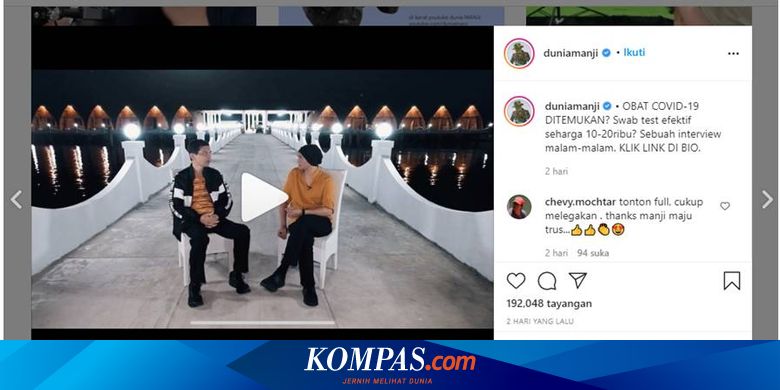 Anji Penuhi Panggilan Polisi Berkait Dugaan Penyebaran Berita Obat Covid 19 Halaman All Kompas Com