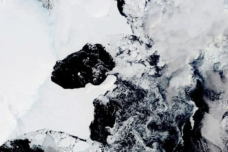 Lapisan es Conger di Antartika Timur runtuh setelah gelombang panas melanda benua ini.
