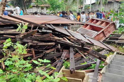 3 Rumah di Musi Rawas Utara Roboh akibat Puting Beliung, Puluhan Lainnya Rusak Ringan