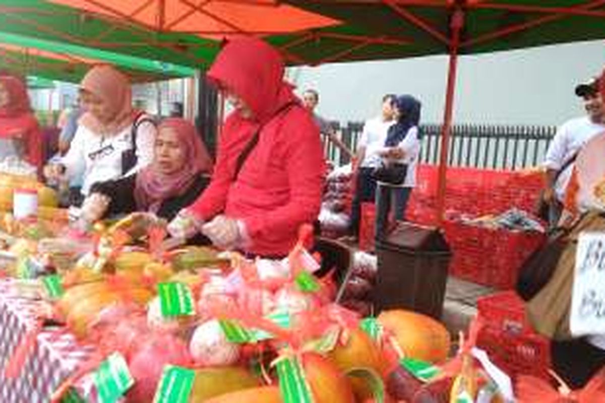 Kampanye Cintai Buah Nusantara di Sarinah, Thamrin. Jakarta Pusat, Minggu (27/11/2016).