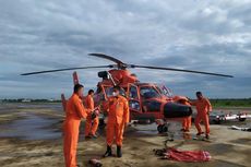 Helikopter Basarnas Diterjunkan Cari Kapal Putra Barokah yang Hilang Kontak di Perairan Indramayu