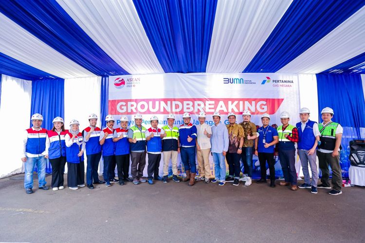 PT Perusahaan Gas Negara Tbk (PGN) melakukan groundbreaking atau peletakan batu pertama untuk pembangunan jaringan gas (jargas) rumah tangga, usaha kecil, dan komersial di wilayah Bintaro, Tangerang Selatan (Tangsel).

